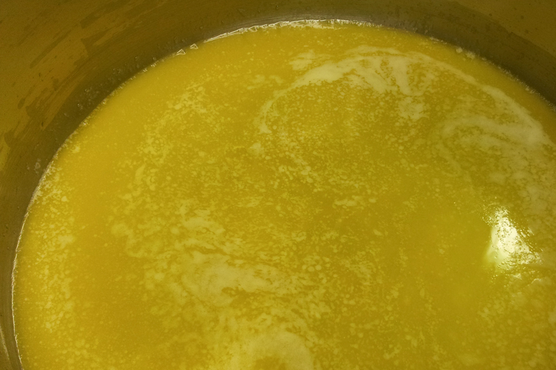 Calentando la mantequilla